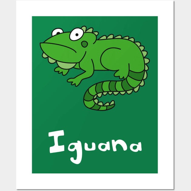 Iguana Wall Art by ptdoodles